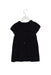 A Navy Short Sleeve Dresses from Jacadi in size 18-24M for girl. (Back View)
