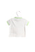 A White Short Sleeve Polos from Jacadi in size 3-6M for boy. (Back View)