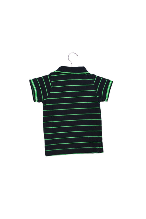 A Navy Short Sleeve Polos from Jacadi in size 3-6M for boy. (Back View)