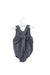 A Grey Rompers from Jacadi in size 3-6M for girl. (Back View)