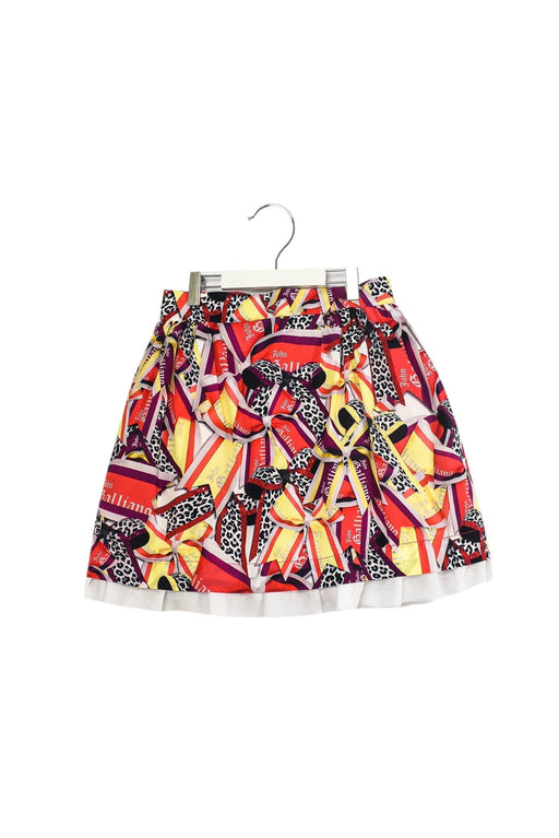 A Red Mid Skirts from John Galliano in size 12Y for girl. (Front View)
