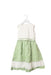 A White Sleeveless Dresses from Nicholas & Bears in size 6T for girl. (Front View)