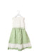 A White Sleeveless Dresses from Nicholas & Bears in size 6T for girl. (Front View)