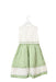 A White Sleeveless Dresses from Nicholas & Bears in size 6T for girl. (Back View)