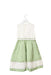 A White Sleeveless Dresses from Nicholas & Bears in size 6T for girl. (Back View)