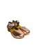 A Pink Sandals from LMDI Collection in size 10Y for girl. (Back View)