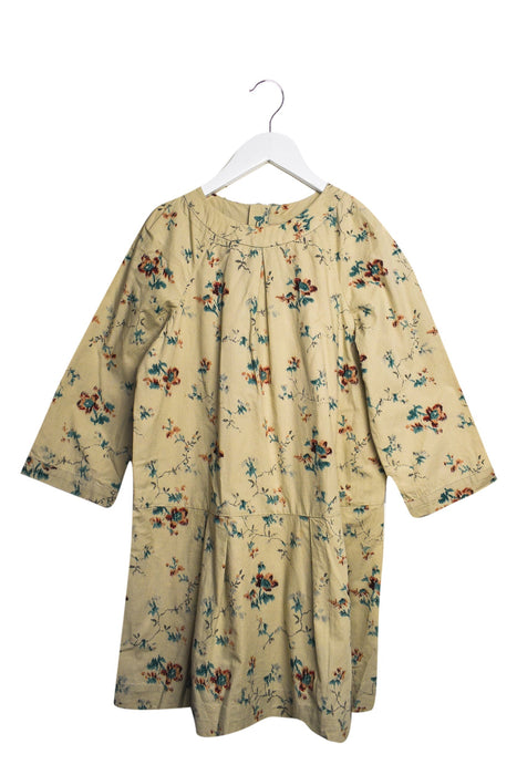 A Beige Long Sleeve Dresses from Bonpoint in size 10Y for girl. (Front View)