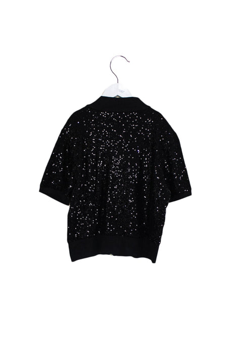A Black Lightweight Jackets from Jakioo in size 12Y for girl. (Back View)