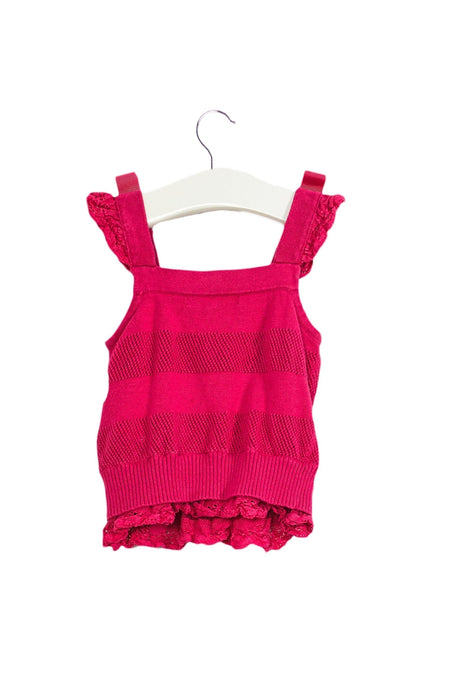 A Pink Sleeveless Tops from Nicholas & Bears in size 12-18M for girl. (Back View)