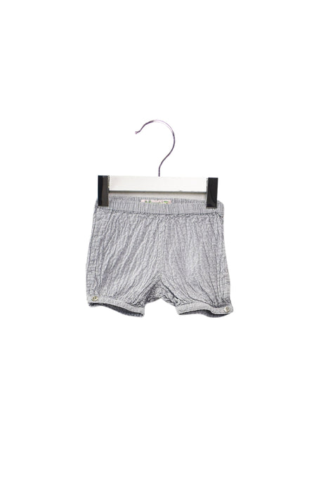 A Blue Shorts from Bonpoint in size 0-3M for girl. (Front View)
