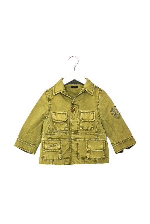 A Green Lightweight Jackets from IKKS in size 2T for girl. (Front View)