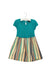 A Blue Short Sleeve Dresses from Velveteen in size 2T for girl. (Front View)