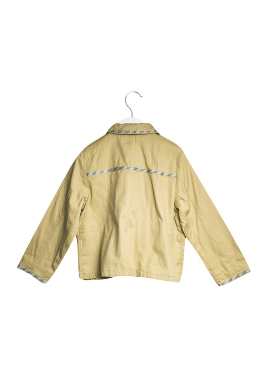 A Beige Lightweight Jackets from Chickeeduck in size 4T for boy. (Front View)