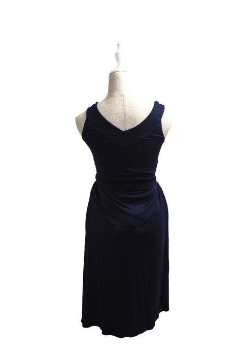 A Navy Sleeveless Dresses from Boden in size XS for maternity. (Back View)