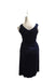 A Navy Sleeveless Dresses from Boden in size XS for maternity. (Back View)