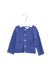 A Navy Cardigans from Jacadi in size 6-12M for girl. (Front View)