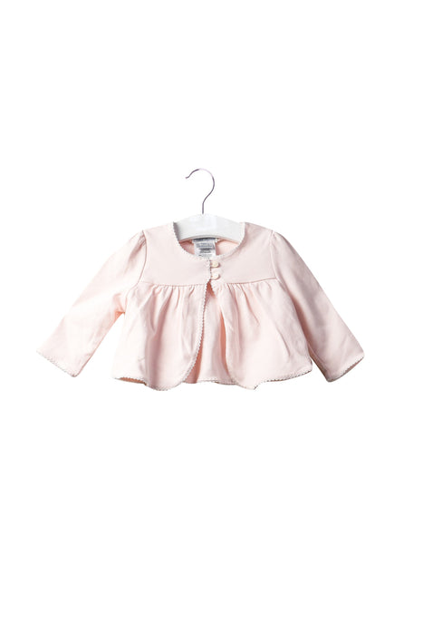 A Pink Cardigans from Ralph Lauren in size 3-6M for girl. (Front View)