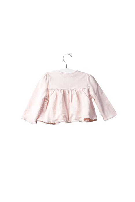 A Pink Cardigans from Ralph Lauren in size 3-6M for girl. (Back View)