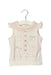 A White Sleeveless Tops from Nicholas & Bears in size 6-12M for girl. (Front View)