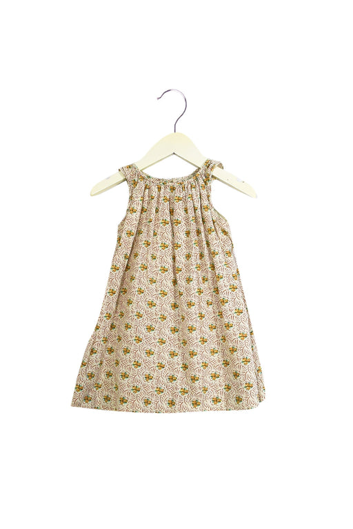 A Brown Sleeveless Dresses from Bonpoint in size 2T for girl. (Front View)