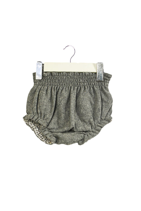 A Grey Bloomers from Bonnet à Pompon in size 3-6M for girl. (Front View)