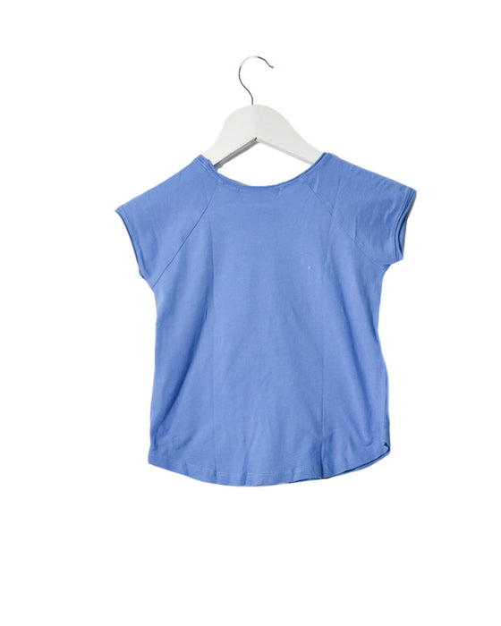 A Blue Short Sleeve T Shirts from Bonpoint in size 3T for girl. (Front View)