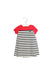 A White Short Sleeve Dresses from Petit Bateau in size 12-18M for girl. (Front View)
