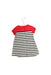 A White Short Sleeve Dresses from Petit Bateau in size 12-18M for girl. (Back View)