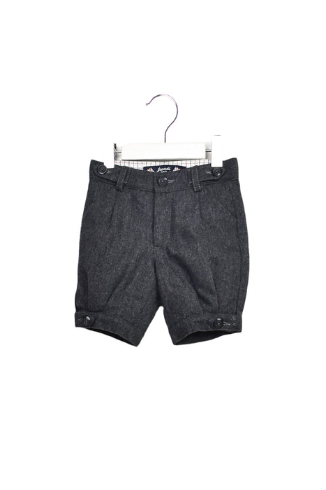 A Grey Shorts from Jacadi in size 3-6M for boy. (Front View)