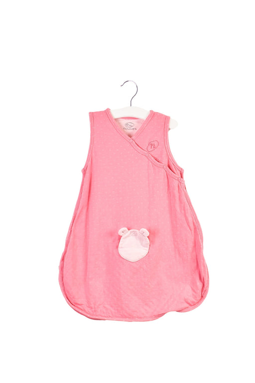 A Pink Sleepsacs from Noukie's in size 0-3M for girl. (Front View)