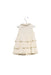 A White Sleeveless Dresses from Chickeeduck in size 12-18M for girl. (Back View)