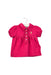 A Pink Short Sleeve Polos from Ralph Lauren in size 0-3M for girl. (Front View)