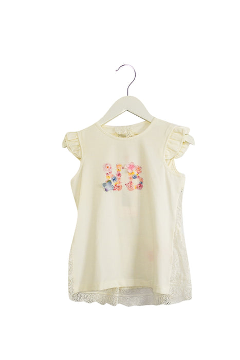 A White Sleeveless Tops from Nicholas & Bears in size 8Y for girl. (Front View)