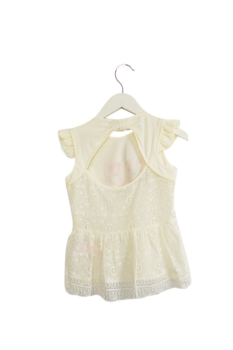 A White Sleeveless Tops from Nicholas & Bears in size 8Y for girl. (Back View)