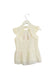 A White Sleeveless Tops from Nicholas & Bears in size 8Y for girl. (Back View)