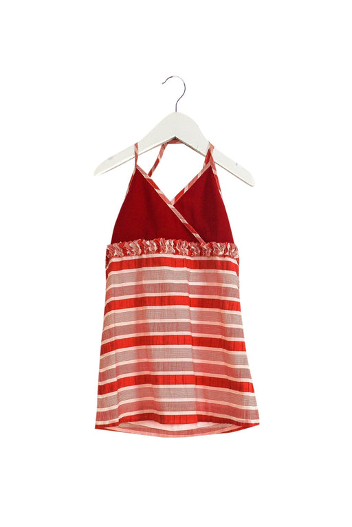 A Red Sleeveless Tops from Nicholas & Bears in size 6-12M for girl. (Back View)