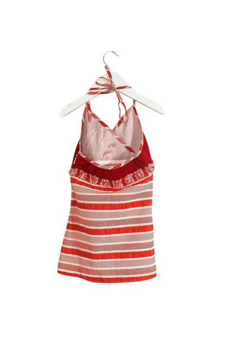A Red Sleeveless Tops from Nicholas & Bears in size 6-12M for girl. (Back View)