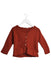 A Brown Cardigans from Les Enfantines in size 18-24M for girl. (Front View)