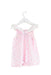 A Pink Sleeveless Dresses from Jacadi in size 6-12M for girl. (Back View)