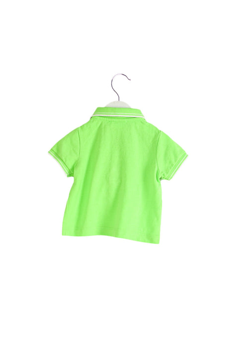 A Green Short Sleeve Polos from Jacadi in size 3-6M for boy. (Back View)