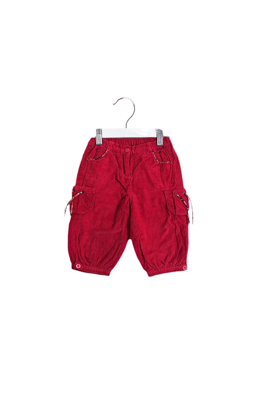 A Pink Casual Pants from Jacadi in size 6-12M for girl. (Front View)