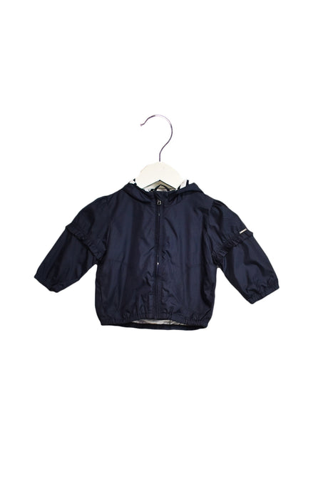 A Navy Lightweight Jackets from Diesel in size 3-6M for girl. (Front View)