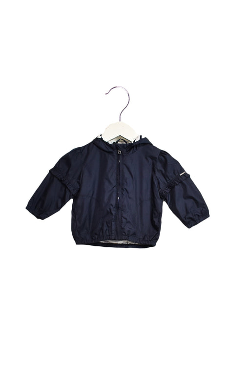 A Navy Lightweight Jackets from Diesel in size 3-6M for girl. (Front View)