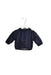 A Navy Lightweight Jackets from Diesel in size 3-6M for girl. (Front View)