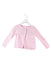 A Pink Cardigans from Jacadi in size 12-18M for girl. (Front View)