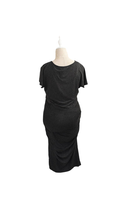 A Grey Short Sleeve Dresses from Isabella Oliver in size XS for maternity. (Back View)