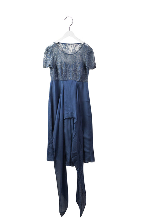A Blue Short Sleeve Dresses from Seraphine in size XS for maternity. (Front View)