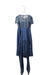 A Blue Short Sleeve Dresses from Seraphine in size XS for maternity. (Front View)