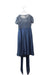 A Blue Short Sleeve Dresses from Seraphine in size XS for maternity. (Back View)