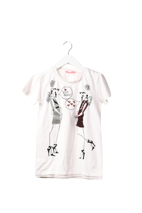 A Pink Short Sleeve T Shirts from ADE.C in size 10Y for girl. (Front View)